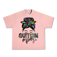 Salmon autism mom Urban Heavy Tee - CowhideDigitalArt