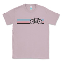Lilac bike stripes Classic Tee - artisFamous
