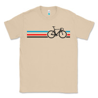 Mushroom bike stripes Classic Tee - artisFamous