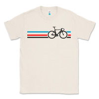 Natural bike stripes Classic Tee - artisFamous