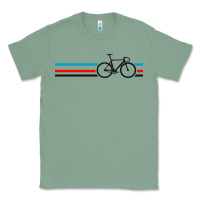 Sage bike stripes Classic Tee - artisFamous