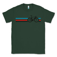 Sports Green bike stripes Classic Tee - artisFamous