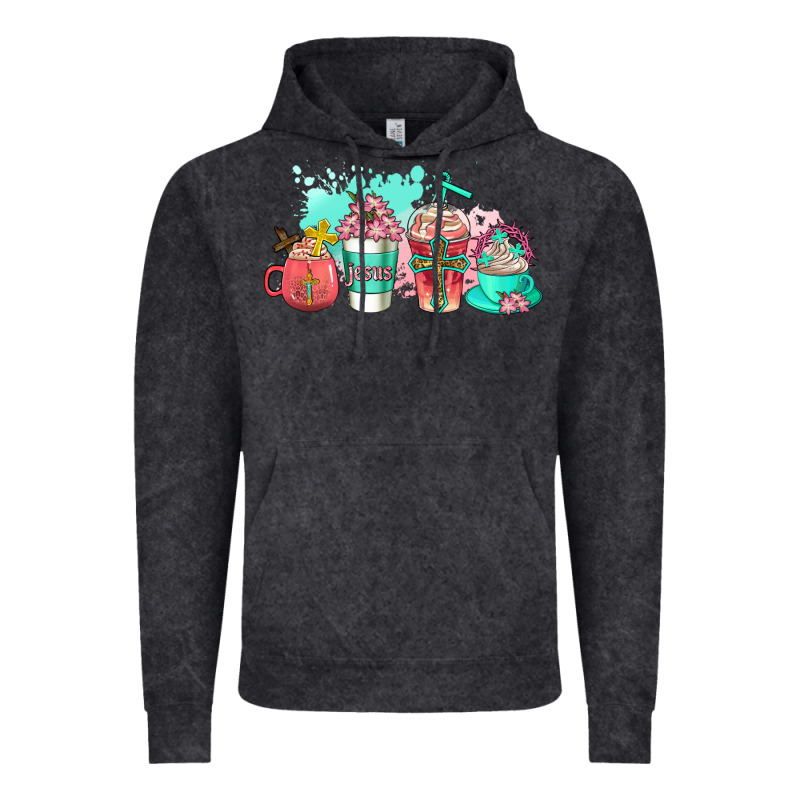 Religious Coffee Cups Vintage Hoodie by AdoDesignShop | Teevron