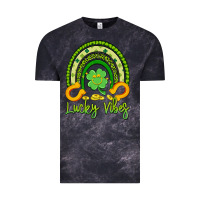 Cloud Black lucky vibes Vintage Tee - Artiststas