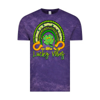 Cloud Purple lucky vibes Vintage Tee - Artiststas