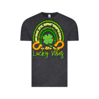 Vintage Black lucky vibes Vintage Tee - Artiststas