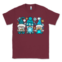 Burgundy winter gnomies Classic Tee - BundleAndBundleShop