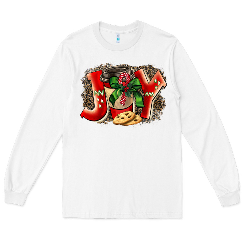 Christmas Joy Coffee Long Sleeve Tee by BarkalooDesign | Teevron