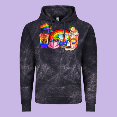 Pride Coffee Cups Vintage Hoodie Designed By Adodesignshop
