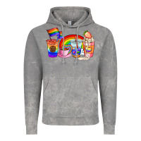 Cloud Rock pride coffee cups Vintage Hoodie - AdoDesignShop
