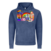 Vintage Denim pride coffee cups Vintage Hoodie - AdoDesignShop