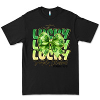 Black Not Lucky Simply Blessed Premium Tee - CowhideDigitalArt
