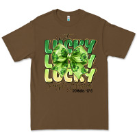 Cacao Not Lucky Simply Blessed Premium Tee - CowhideDigitalArt