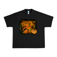 Black halloween backround Urban Heavy Tee - RanaPortraitStore
