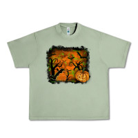 Halloween Backround Urban Heavy Tee | Teevron