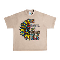 French Oak autism sunflower Urban Heavy Tee - CowhideDigitalArt