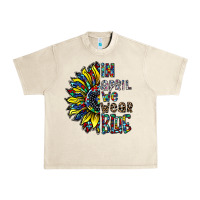 Sandshell autism sunflower Urban Heavy Tee - CowhideDigitalArt