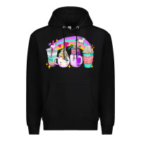 Black unicorn coffee cups Premium Hoodie - AdoDesignShop