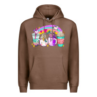 Chestnut unicorn coffee cups Premium Hoodie - AdoDesignShop