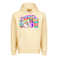 Pina Colada unicorn coffee cups Premium Hoodie - AdoDesignShop
