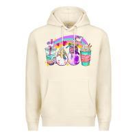 Sandshell unicorn coffee cups Premium Hoodie - AdoDesignShop