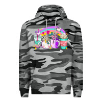 Slate Camo unicorn coffee cups Premium Hoodie - AdoDesignShop