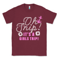 Burgundy oh snip it's a girls trip for dark Classic Tee - artisFamous