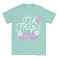 Seafoam oh snip it's a girls trip for dark Classic Tee - artisFamous