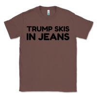 Chestnut trump skis in jeans Classic Tee - artisFamous