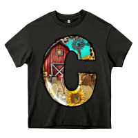 Asphalt farm life alphabet lowercase letters c Heavy Core Tee - BundleAndBundleShop