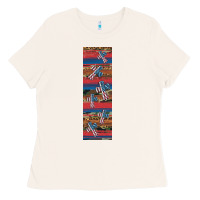 Bone usa flag and cross penwraps Ladies Tee - Artiststas