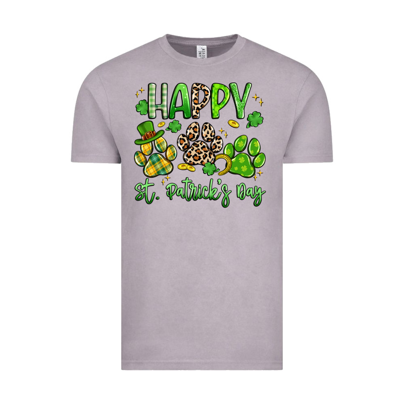 Happy St. Patricks Day Paws Vintage Tee by Artiststas | Teevron