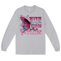 Moon Dust with brave wings she flies Long Sleeve Tee - BarkalooDesign