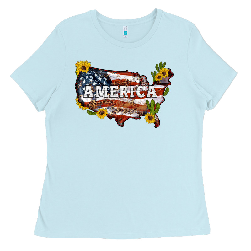 Usa Map Ladies Tee by Artiststas | Teevron