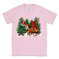 Bubblegum Pink christmas santa Classic Tee - FaDigitalArtStudio