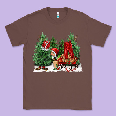 Christmas Santa Classic Tee Designed By Fadigitalartstudio