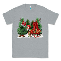 Heather Grey christmas santa Classic Tee - FaDigitalArtStudio