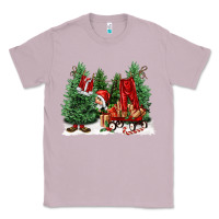 Lilac christmas santa Classic Tee - FaDigitalArtStudio