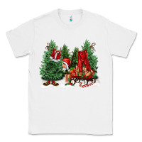 White christmas santa Classic Tee - FaDigitalArtStudio