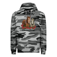Slate Camo just a girl who loves horses no background Premium Hoodie - RanaPortraitStore