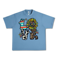 Pebble Blue love autism Urban Heavy Tee - CowhideDigitalArt