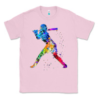 Bubblegum Pink girl's softball Classic Tee - artisFamous