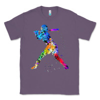 Lavender girl's softball Classic Tee - artisFamous
