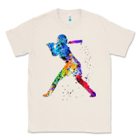 Natural girl's softball Classic Tee - artisFamous
