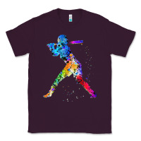 Plum girl's softball Classic Tee - artisFamous
