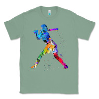 Sage girl's softball Classic Tee - artisFamous