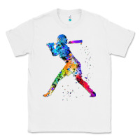 White girl's softball Classic Tee - artisFamous