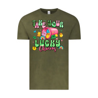 Vintage Olive take your lucky charms st patricks Vintage Tee - Artiststas
