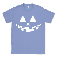 Colony Blue halloween jack o lantern (white) Classic Tee - artisFamous