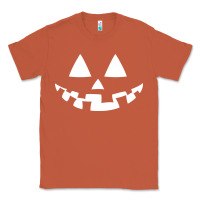 Copper halloween jack o lantern (white) Classic Tee - artisFamous